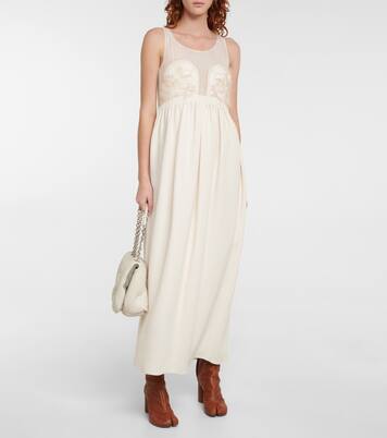 Robe longue en soie | Maison Margiela
