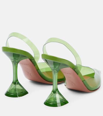 Slingback-Pumps Holli Glass | Amina Muaddi