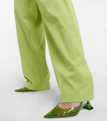 Slingback-Pumps Holli Glass | Amina Muaddi