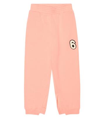 Logo cotton jersey sweatpants | MM6 Maison Margiela Kids