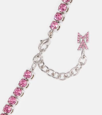 Halskette Tennis mit Kristallen | Amina Muaddi