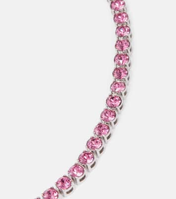 Halskette Tennis mit Kristallen | Amina Muaddi