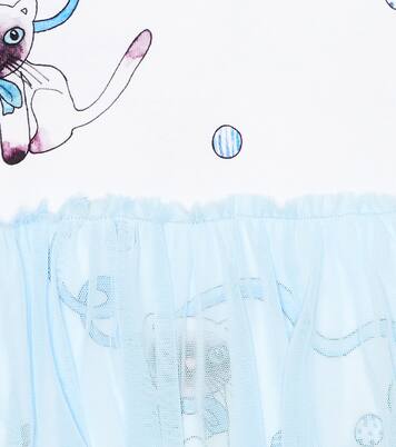 Bébé – Robe en coton et tulle | Mini Rodini