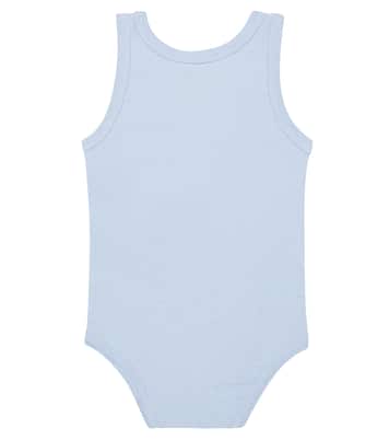 Baby Turtle printed cotton bodysuit | The Animals Observatory