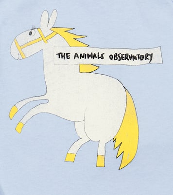 Baby Turtle printed cotton bodysuit | The Animals Observatory