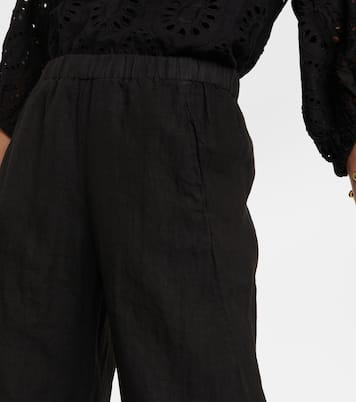 Weite Hose Lola aus Leinen | Velvet