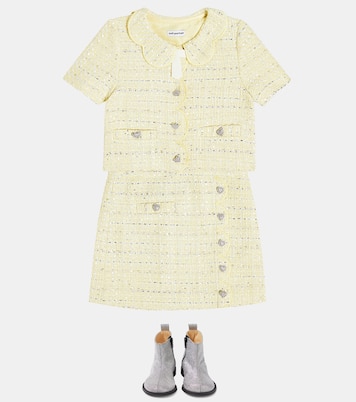 Ankle Boots Bootynou mit Glitter | Christian Louboutin Kids