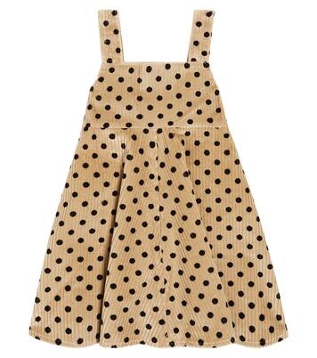 Polka-dot cotton corduroy dress | Paade Mode
