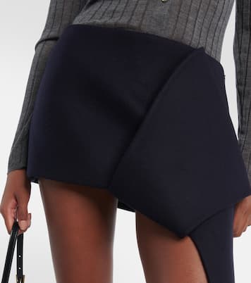 Cloth wool and cashmere miniskirt | Prada