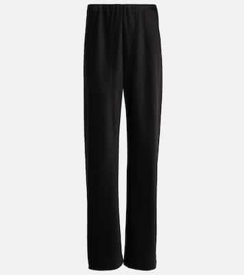 Pantalones rectos de satén de tiro alto | Vince