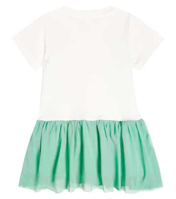 Vestido de algodón estampado | Stella McCartney Kids