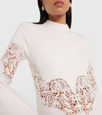 Maxikleid aus einem Wollgemisch | Chloé