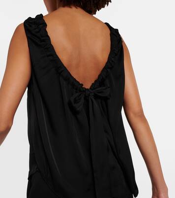 Top Mindi aus Satin | Velvet