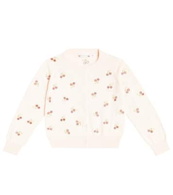 Aizoon cotton cardigan | Bonpoint