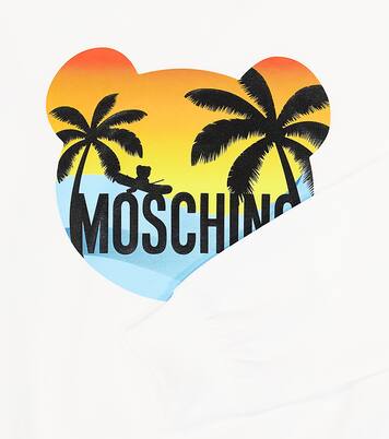 Printed cotton-blend sweatshirt | Moschino Kids