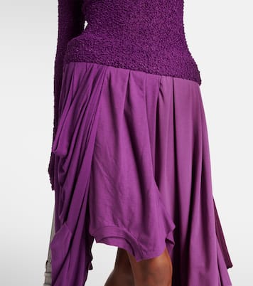 Robe midi Damage en coton | Acne Studios