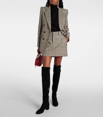 Suede knee-high boots | Gianvito Rossi