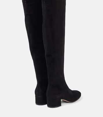 Suede knee-high boots | Gianvito Rossi