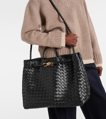 Andiamo Large leather tote bag | Bottega Veneta