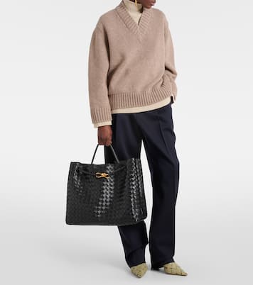 Andiamo Large leather tote bag | Bottega Veneta
