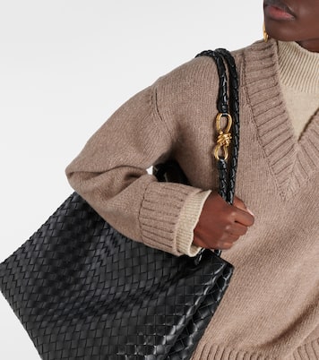 Andiamo Large leather tote bag | Bottega Veneta