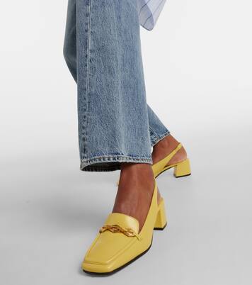 Diamond Tilda 45 leather slingback pumps | Jimmy Choo