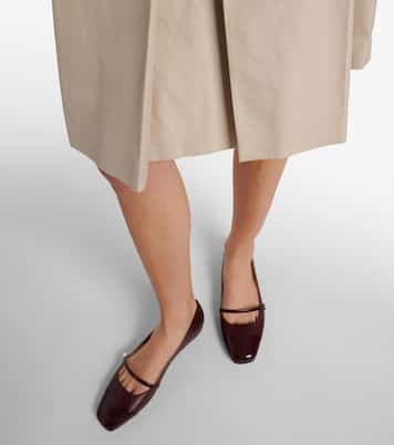 Elisa leather Mary Jane flats | Jimmy Choo