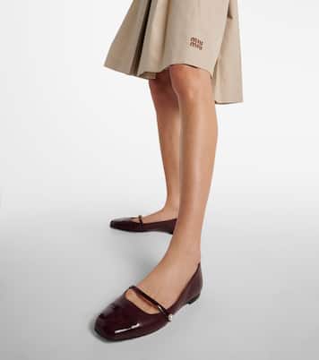 Elisa leather Mary Jane flats | Jimmy Choo