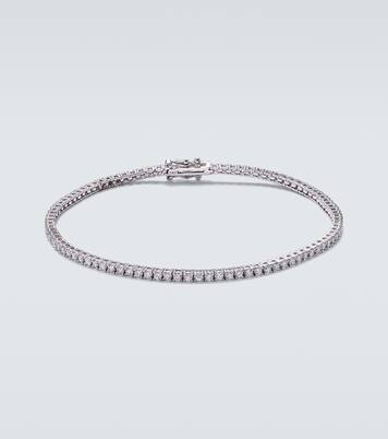 Bracelet en or blanc 14 ct et diamants | Mateo