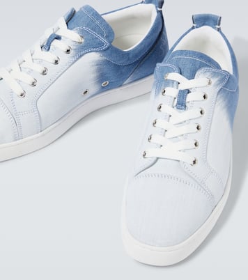 Sneakers Fun Louis Junior in denim | Christian Louboutin