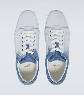 Sneakers Fun Louis Junior in denim | Christian Louboutin