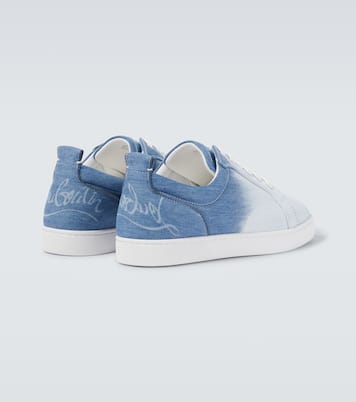 Sneakers Fun Louis Junior in denim | Christian Louboutin