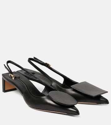 Les Slingbacks Duelo leather pumps | Jacquemus