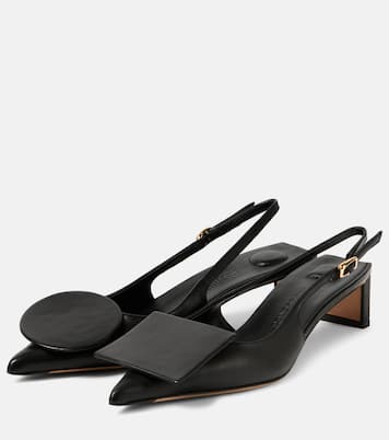 Les Slingbacks Duelo leather pumps | Jacquemus