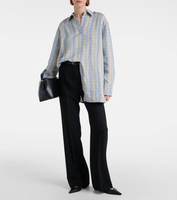 Oversize-Hemd aus einem Leinengemisch | Toteme