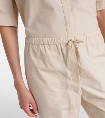 Weite High-Rise-Hose aus Baumwolle | Toteme