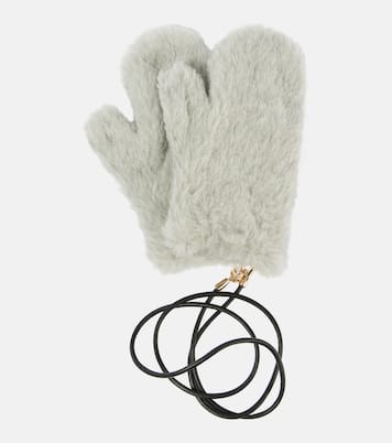 Ombrato teddy mittens | Max Mara