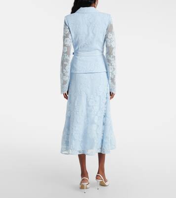 Lace midi dress | Self-Portrait