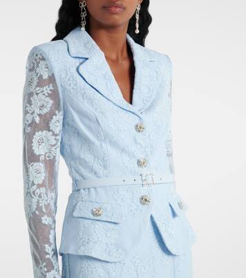 Lace midi dress | Self-Portrait