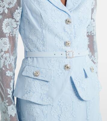 Lace midi dress | Self-Portrait