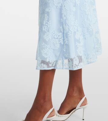 Lace midi dress | Self-Portrait