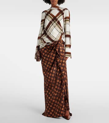 Maxirock aus Seide | Dries Van Noten