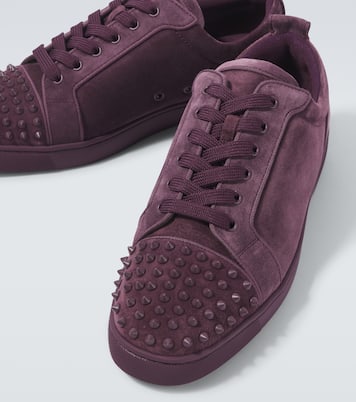 Louis Junior Spikes suede sneakers | Christian Louboutin