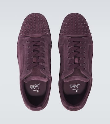 Louis Junior Spikes suede sneakers | Christian Louboutin