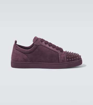 Louis Junior Spikes suede sneakers | Christian Louboutin