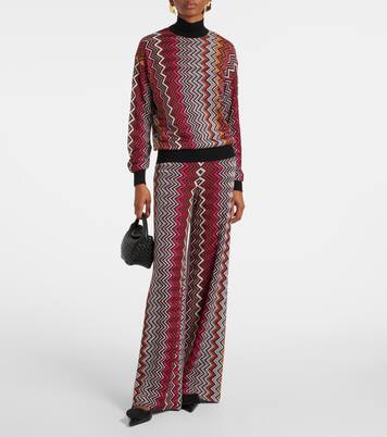 Rollkragenpullover aus Häkelstrick | Missoni