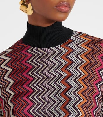 Rollkragenpullover aus Häkelstrick | Missoni