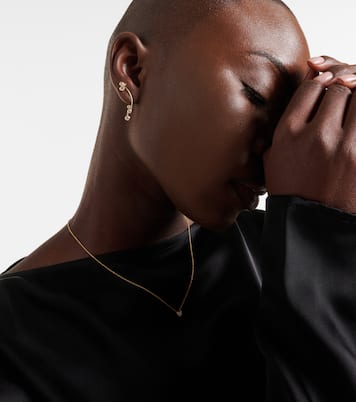 Grand Stella 14kt gold single earring with diamonds | Sophie Bille Brahe