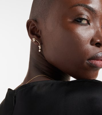 Grand Stella 14kt gold single earring with diamonds | Sophie Bille Brahe