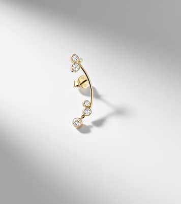Grand Stella 14kt gold single earring with diamonds | Sophie Bille Brahe